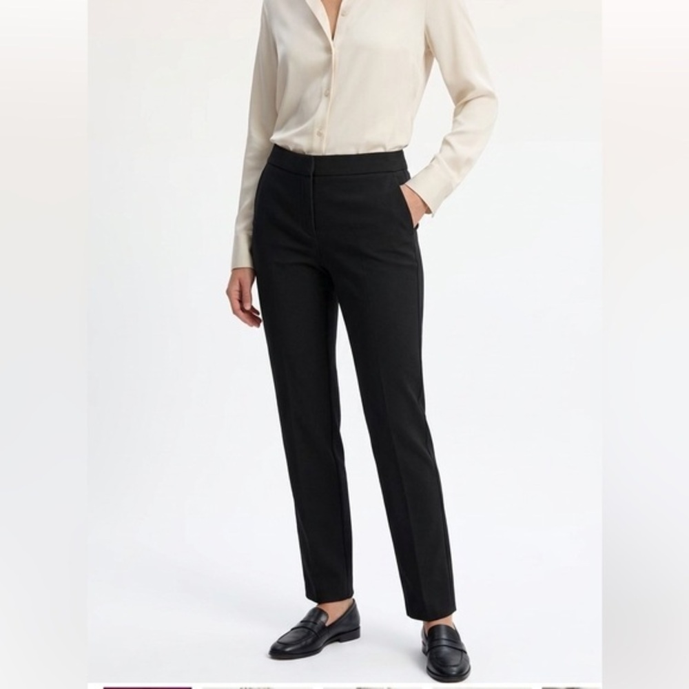 DKNY Highrise Black Skinny Ankle Dress Pants Size 4